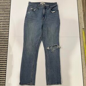 Abercrombie & Fitch 90s Slim Straight Ultra High Rise Jeans size 30 Curve Love